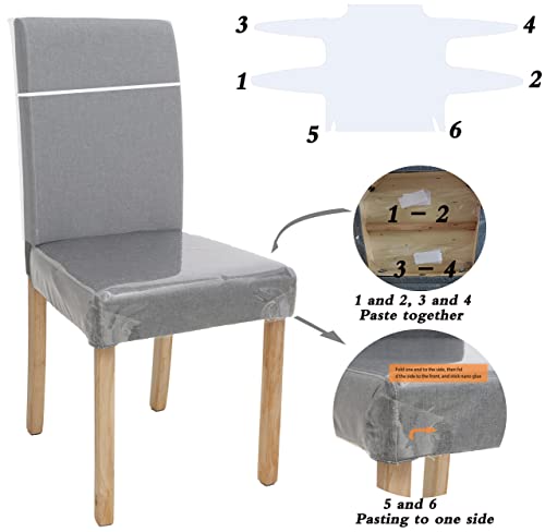 Tpu Chair Covers Environment Friendly Plastic Seat Protector, Adjustable Clear Waterproof Vinyl Chair Slipcover, Stain, Water And Kitty Scratch Resistant Dinning Chair Covers Dining Room… #TOP5