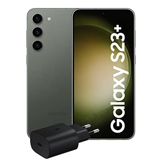 Samsung Galaxy S23+, Caricatore incluso, Smartphone Android, Display 6.6'' Dynamic AMOLED 2X, Fotocamera 50MP, RAM 8GB, 256 GB, 4.700 mAh, Green [Versione italiana]