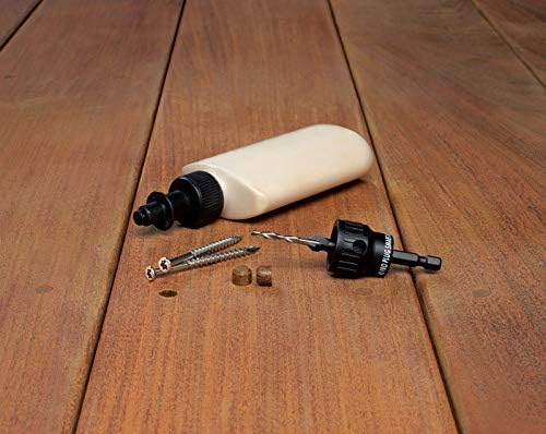 Starborn Industries IPE Pro Plug System For Wood Decking Kit - 100 Sq Ft with #8 x 2-1/2" Screws