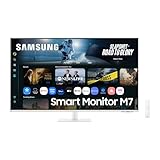 Samsung LS43FM701UUXEN - Smart Monitor M7 de 43' 4K (3,840 x 2,160, 16:9, 60Hz, 1ms, VA, Gaming Hub, One UI Tizen, AI Picture Optimizer, 4K UHD, SmartThings, Knox Security), Negro, Versión 2025