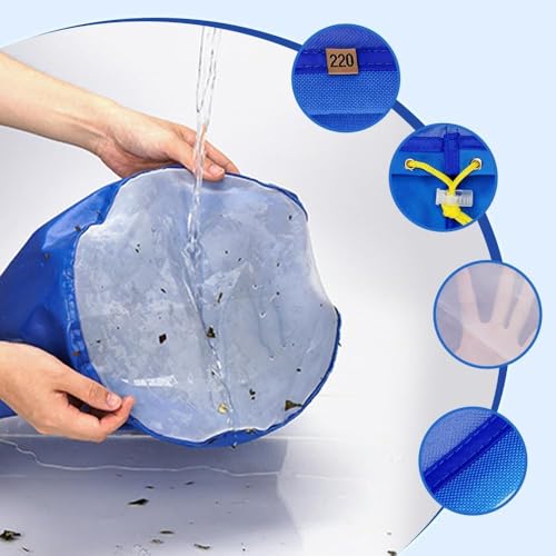 Bubble Bags 5 Gallonen (5er Set) Schaumbeutel-Kit für Kräuterextraktion - Iceolator Bags Professionelles Eiswasser-Extraktionsset zur Herstellung von Kräuterextrakten
