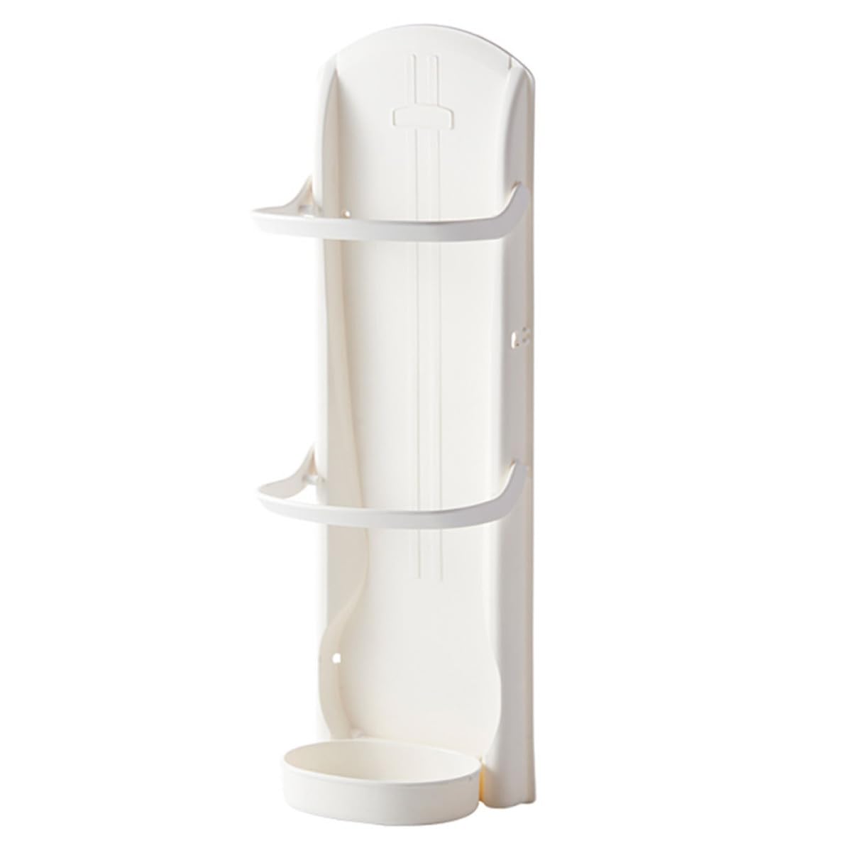 Soporte para paraguas ajustable de pared con bandeja extraíble para escurrir en casa