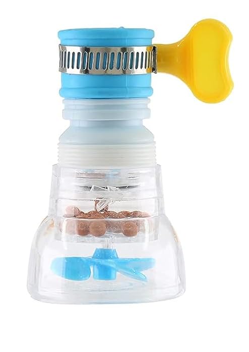 HBD Kitchen Sink Water Saving 360 Degree Rotating Water Faucet Aerator Splash-Proof Filter, Expandable Head Nozzle, Adjustable Sprinkler Tap Shower (1 PC)