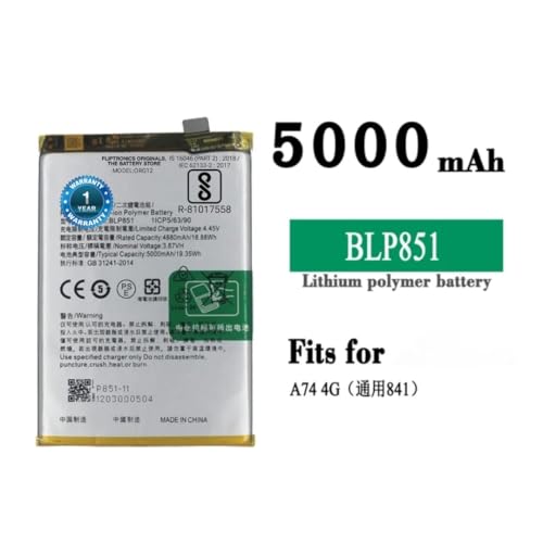 Image of Original BLP851 Battery for Oppo A74 /A54 (5G) Battery with 1 Year Warranty** (CC176)