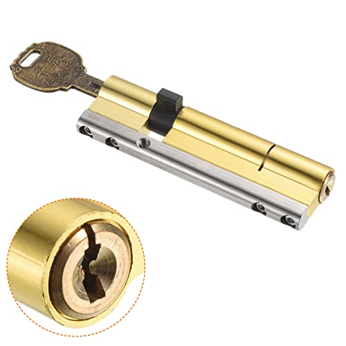 PATIKIL 32.5/77.5 (110mm Overall) European Double Lock Cylinder, Door Cylinder Lock with 2 Renovation Keys / 6 Owner Keys - Image 4