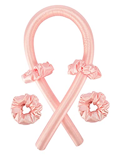 Heatless Hair Rollers Curling Rod Headband No Heat Hair Curlers Curls Silk Curling Ribbon Headband Wave Formers Hair Curlers DIY Hair Styling Tools for Long Medium Hair