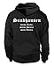 shirtloge - SANDHAUSEN - Meine Liebe, Meine Heimat, Mein Verein - Fussball Fan Kapuzenpullover Hoodie - Größe 3XL