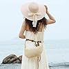 EVEOUT Stroh Umhängetasche Damen Sommer Lässige Gewebte Raffia Crossbody Tasche Leicht Boho Strohtasche für Strand Urlaub Alltag #5