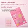 NEEDLY Patch for Blemishes Colorful, 12 Patches | Hydrocolloid Microdart Pimple Patch, Cute Star, Heart & Teardrop Micropoint Acne Patch for Early-Stage Zits and Deep Pimples, Korean Skin Care