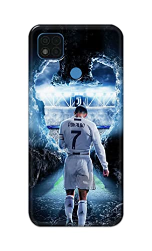 Image of Printed Hard Back Cover Case for Mi Poco C31 Back Cover (Footbal Legend) -1302