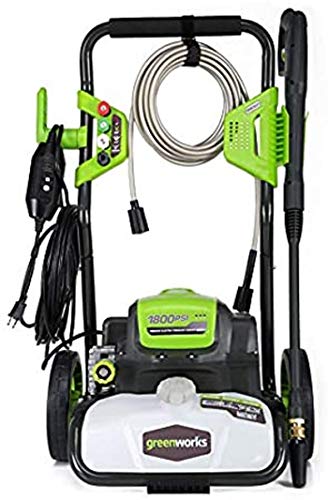 Greenworks GPW1800 Electric Pressure Washer 1800 PSI 13 Amp 1.1 GPM