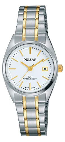 Preisvergleich Produktbild Pulsar Damen Analog Quarz Uhr mit Edelstahl Armband PH7441X1