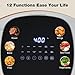 OLIXIS Air Fryer 6 Quart with Window Square Air Fryer 12-in-1 Air Fry, Roast, Reheat, Dehydrate, Bake, Steam, Fries, Custard, Chicken, Wings, Sea Food, Vegetabels,400F Beige