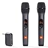 JBL Wireless Two Microphone System with Dual-Channel Receiver, Black