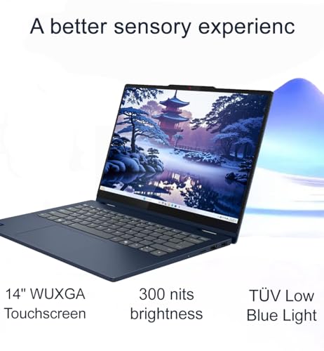 Image of Lenovo IdeaPad Flex 5i 2-in-1 Laptop (14 inch FHD+ Touchscreen, Intel Ultra 5 Gen 2 225U, 8GB RAM, 512GB SSD, 12-Core (>i7-1355U)) AI PC for Creator, Backlit, Designer, IR Webcam, Win 11 Home