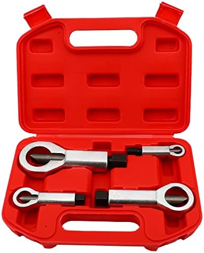 Metal Nut Splitter Cracke (4 Pack), Heavy Metal Duty Nut Splitter Pressure Nut Splitting Tools for Removing Broken Nuts