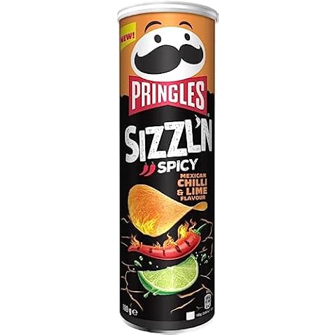 Pringles Sizzl'n Chilli & Lime Sharing Crisps 180g Cover