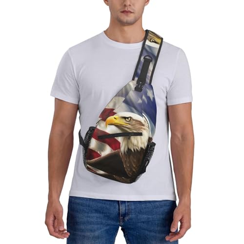 Bolso bandolera cruzado para hombre Negro miniatura 7
