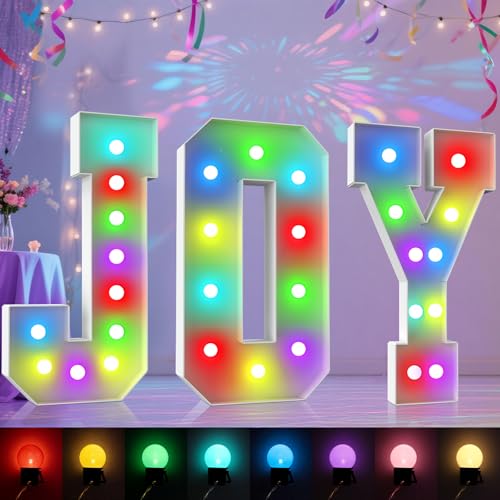 Image of 3FT Colorful Marquee Numbers,18-Color Number 5 with Remote Control Large Light Up Numbers Sign,Pre-Cut Foam Board Set for Party Decoration, Birthdays, Weddings, Graduations, Baby Anniversaries