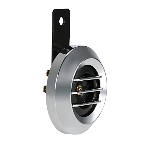 Yorten DC 12V 1.5A 105dB universal à prova d'água para motocicleta redonda buzina elétrica