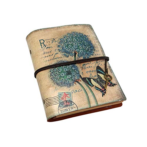 Ordinateur portable en cuir pour bloc-notes de croquis et agenda journalier vintage