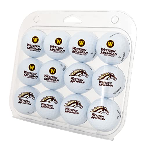Desert Cactus Western Michigan University Golf Balls 12 Pack – WMU Broncos Full Color Dozen – Officially Licensed Sport Team Accessory