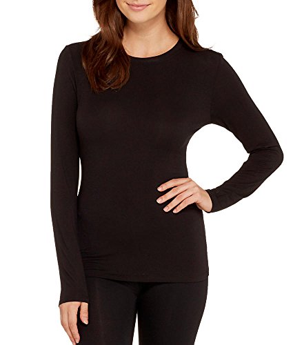 Cuddl Duds Women's Softwear with Stretch Crew Neck Top
