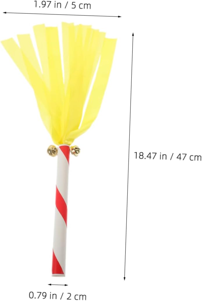 Toddmomy 2sets Pompom Thunder Sticks Durable Cheerleading Poms for Sports Events Dance Lightweight Reusable Cheer Sticks for Team Spirit Competition Decor 8pcs*2