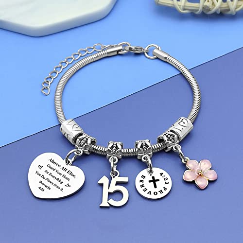 18th Birthday Gifts for Girls Bracelet Jewelry 13th 15th 16th 18th 21st Birthday Gift for Daughter Granddaughter 13 15 16 18 21 Years Old Girl Gift Happy Birthday Bracelet Gift for Friend Sister Teen3