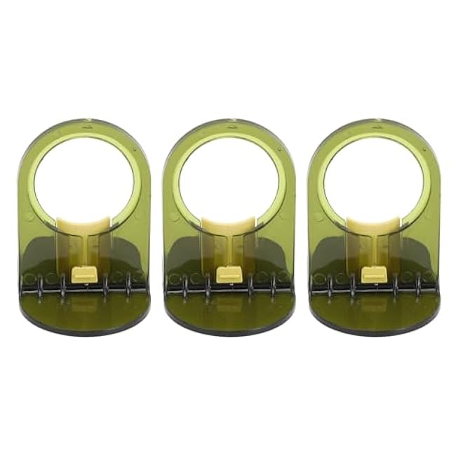 3PCS Flavor Cartridge Holder Water Cup Filter and Soap Bottle Wall Mounted Organizer Rack for Bathroom Kitchen Light Green PP Material 7.6 x 7.5cm