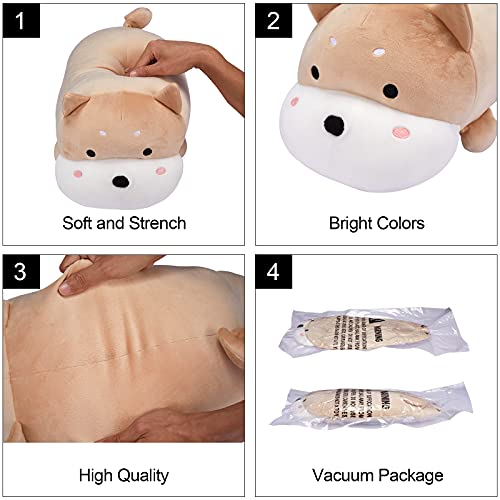 Z Zbwkbr DOG YELLOW S Stuffed Animal Dog Plush Pillow,Soft Cute Shiba Inu Plush Soft Plush Toy Gift thumb #2