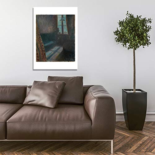 Affiche de collection Edvard Munch Night in Saint Cloud impression mate extra large - 5