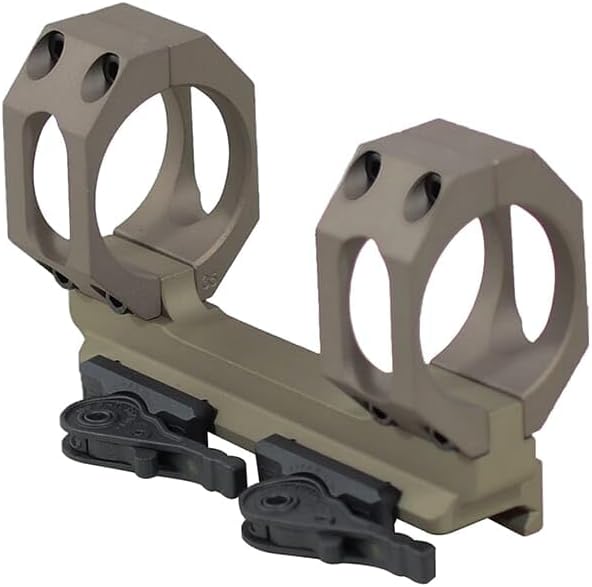 ADM AD-Recon-S 35 mm 30 MOA Scope Mount, Flat Dark Earth, QD Auto Lock Lever, 6061 T6 Aluminum, Hard Coat Anodized, Made in USA (AD-RECON-S-30 MOA-35-FDE-TL)