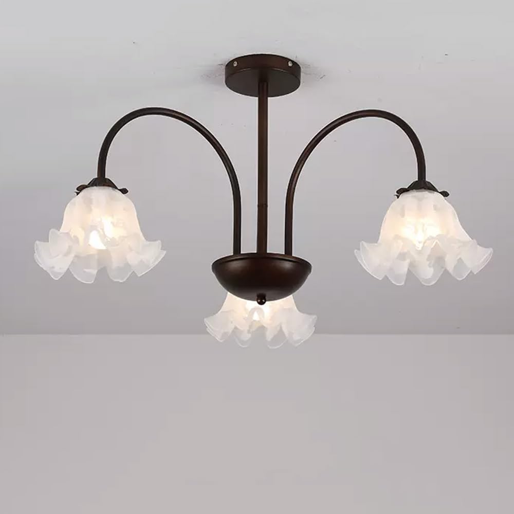 Lustre floral de chambre et salon pour illuminer chaleureusement votre table à manger et îlot