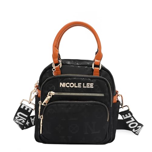 Opiniones y reviews de Mochilas Nicole Lee Top 5. 38 Bolsa Multifuncional Nicole Lee de Nylon Grabado SS25