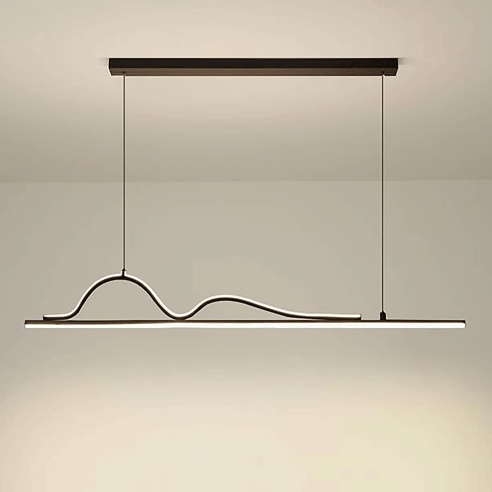 Lampe suspendue LED créative en métal et silicone blanc pour un éclairage d'ambiance raffiné