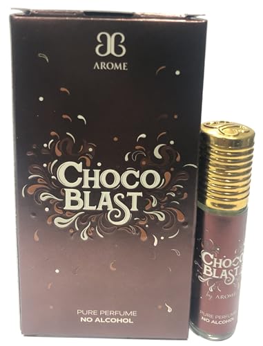 Image of Arome Choco Blast Attar Perfume For Men Women I Non Alcoholic Roll On Attar I Usable For Gift I Chocolate Flavour I Travel Friendly, 6 ml