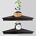 Greenco GRC3163 Floating Shelves, Espresso Finish