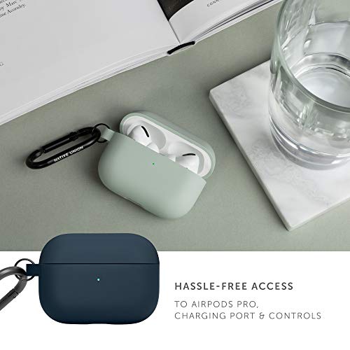 Native Union Roam Case For Airpods Pro – Silky & Matte Liquid Silicone Case - Compatible With Airpods Pro, Airpods Pro 2 (Navy) #TOP3