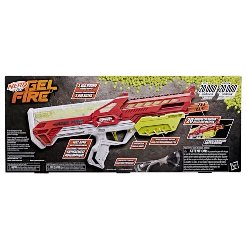 Image of Nerf Pro Gelfire Warp Speed Motorized Water Bead Blaster, Fastest Firing Gelfire Blaster, 20,000 Gelfire Rounds, 2,000 Round Capacity, Gifts for Teens 14+