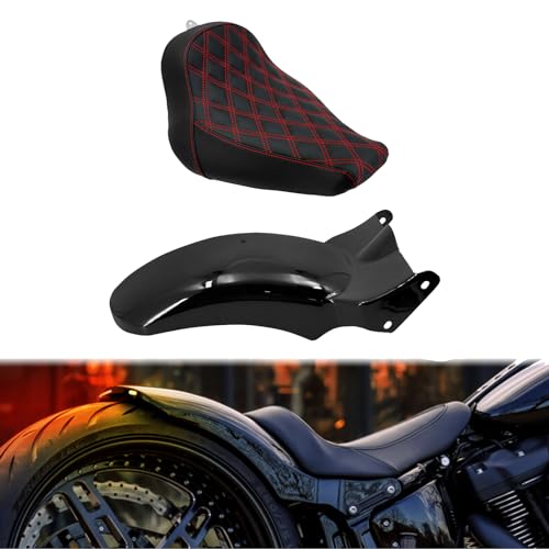 Amazon | HDBUBALUS バイク シート クッション + リアフェンダー