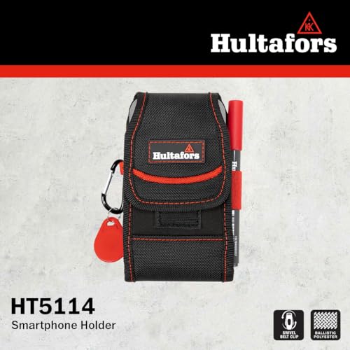 Hultafors Work Gear HT5114 Smartphone Holder, Swivel Belt Clip, Fits Most Smart Phone Models, Front Pocket for Cards by Hultafors - Used condition - Image 3