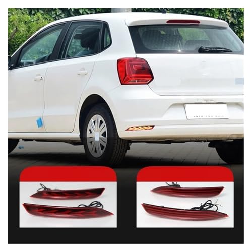 Luces traseras con giro fluido para Volkswagen Polo 14-18 LED 2
