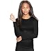 Duofold Women's Mid Weight Varitherm Thermal Shirt, Black, Medium
