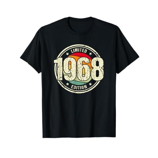 Retro 57 Años Nacido en 1968 Edición Limitada 57 Cumpleaños Camiseta