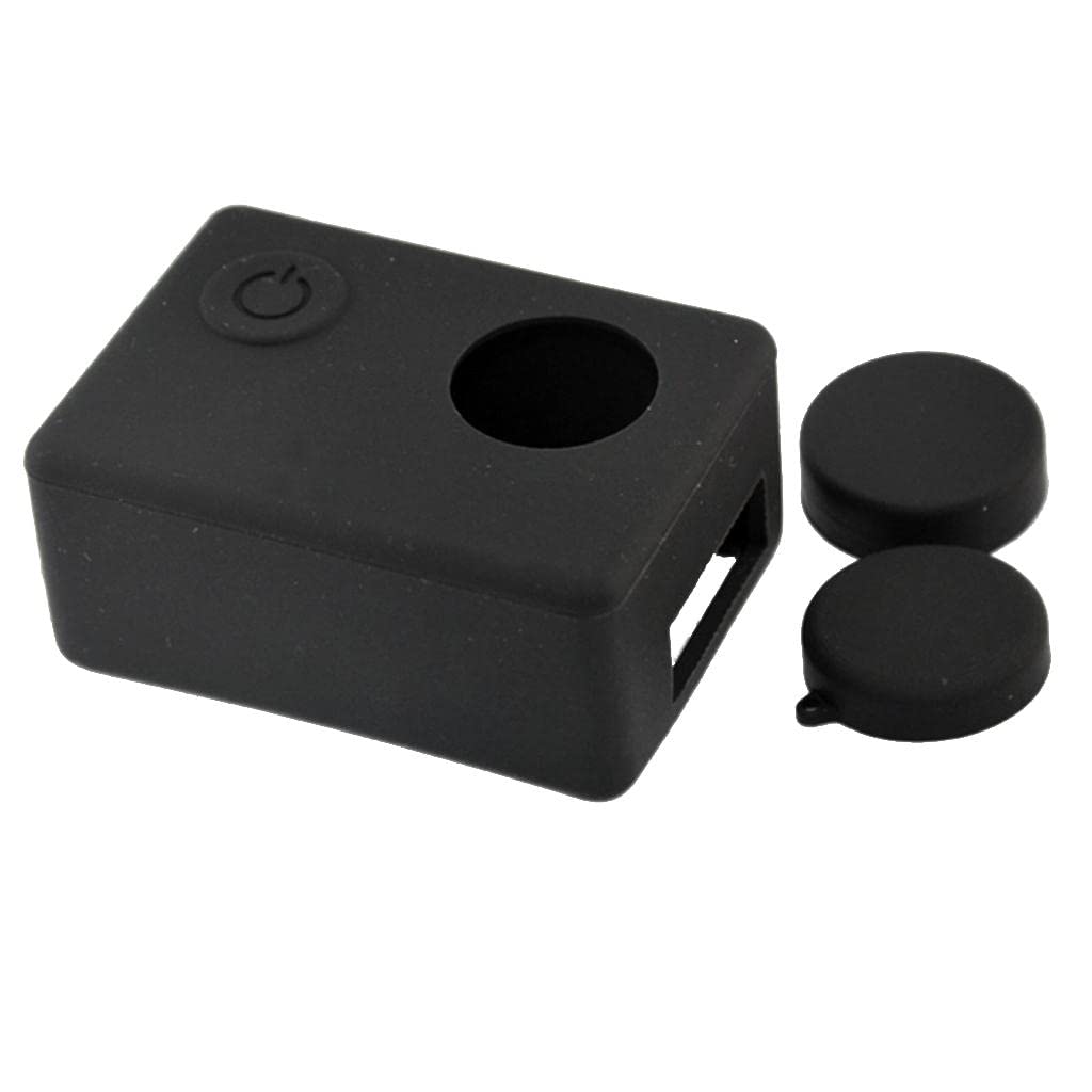 ATORSE™ Soft Silicone Dust-Proof Protective Case Skin for SJCAM SJ4000 SJ5000 Black-image-25