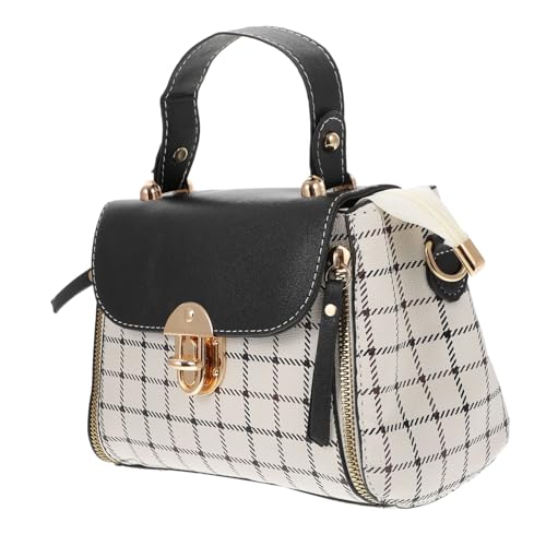 Sac à main femme Lifkome noir en simili cuir avec bandoulière réglable