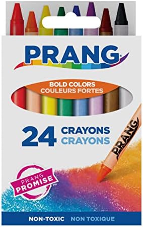 Prang Crayons Made With Soy, 24 Colors/box
