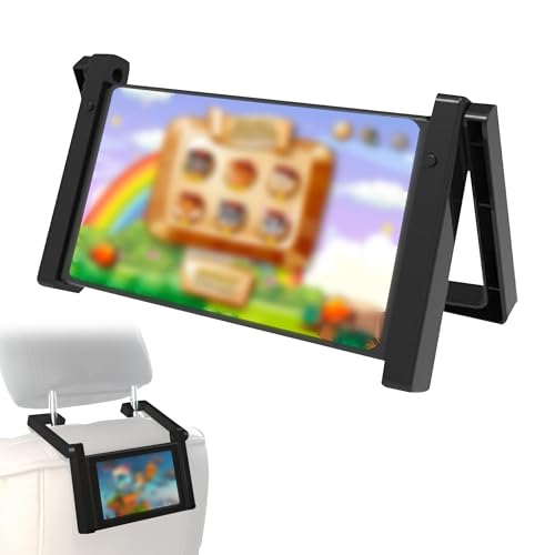 xtemtoamz Tablet Halterung Auto, Spielkonsolen Halterung für Switch, Schreibtisch Autohalterung 2-In-1, Faltbar Tablet Halter Kopfstütze, zum Ansehen von Videos und Spielen, Schwarz xtemtoamz Tablet Halterung Auto, Spielkonsolen Halterung für Switch, Schreibtisch Autohalterung 2-In-1, Faltbar Tablet Halter Kopfstütze, zum Ansehen von Videos und Spielen, Schwarz