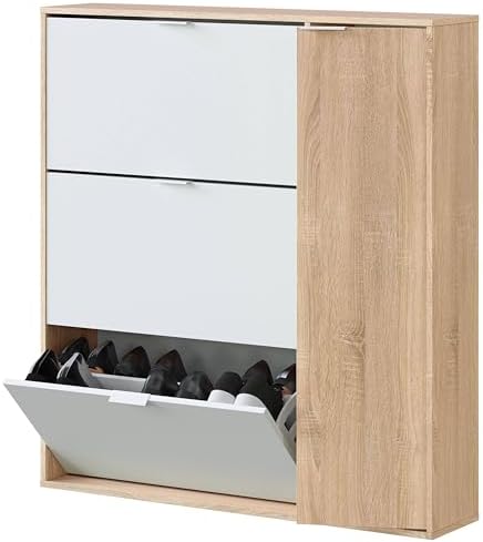 Habitdesign Mueble Zapatero 4 Puertas, Modelo Class, Acabado en R...